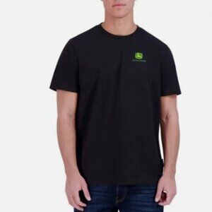 NEW John Deere Men's XL Black T-Shirt Cotton Tee
